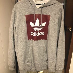 ADIDAS GREY HOODIE